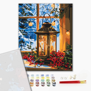 Картина по номерам Преміум картини - Світло у вікні