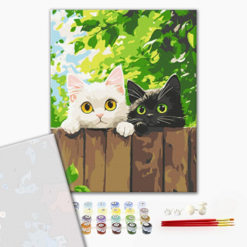 Картина по номерам Преміум картини - Пухнасті розвідники