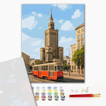 Картина по номерам Города - Варшава днём