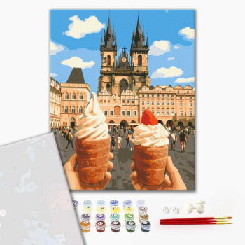Картина по номерам Города - Лакомства старого города