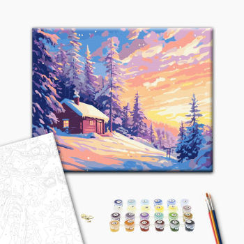 Пылающее зимнее небо