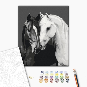 Черное и белое сердце