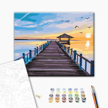 Мост на закате