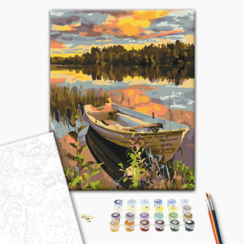 Лодка в наводнении