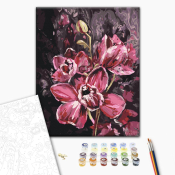 Темные орхидеи