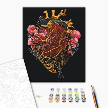 Картина по номерам Авторські колекції - Пробита наскрізь холодна та сталь © Юлія Ангелюк