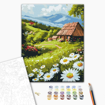 Картина по номерам Города - Сільський затишок