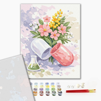 Картина по номерам Картины 40x40 - Турбота, що розквітає