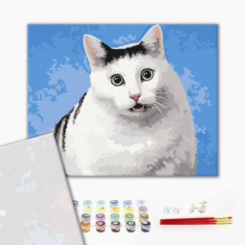 Картина по номерам Преміум картини - Кіт 