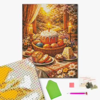 Алмазна мозаїка 40х50 - Пасхальний настрій