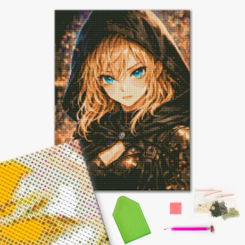 Алмазная мозаика 40x30 Власного виробництва - Погляд сили