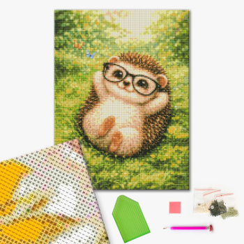 Алмазная мозаика 40x30 Власного виробництва - Лісовий малюк