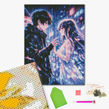 Алмазная мозаика 40x30 Власного виробництва - Магія двох