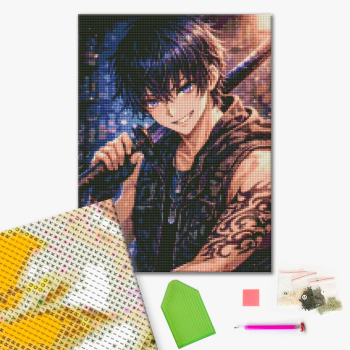 Алмазная мозаика 40x30 Власного виробництва - Тіні заходу